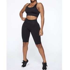 FashionNova - Hype Active Biker Shorts In Infinity Seamless - XS/S - Black